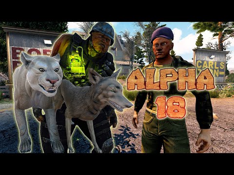 TERRAIN MODELLING! | Alpha 18 Showcase | Testing weapons, new zombie Demolisher, animals, and other