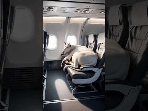 Lost at the Airport : Cow's Accidental Flight Adventure | #cow #ytshorts #shorts