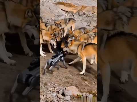 fierce battle between many wild animals and robots#trending #animals #vairalvideo #vairalshort
