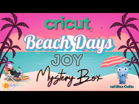 New Cricut Beach Days Joy Mystery Box  w/ Blue Cutie