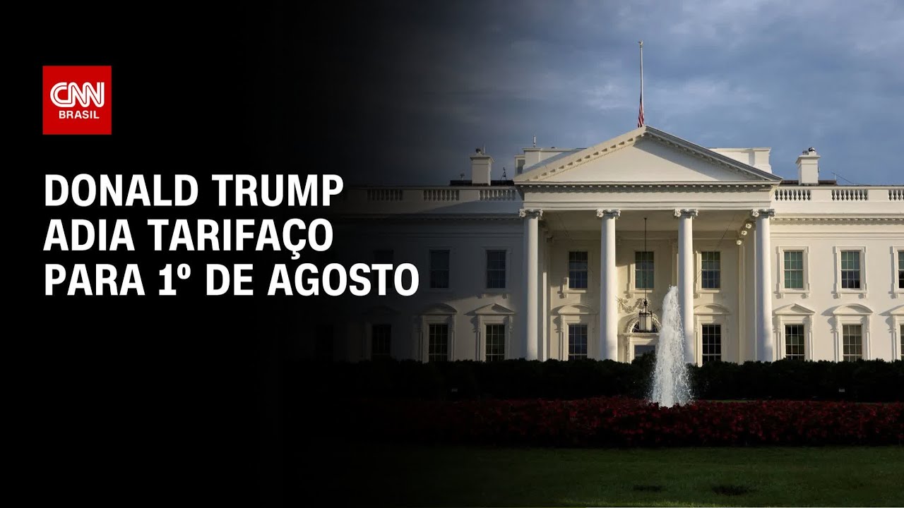 Casa Branca diz que Donald Trump adiou pausa de tarifas para 1º de agosto | LIVE CNN