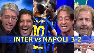 L'Inter rimonta il Napoli e delude gli avversari. Oppini se la prende con i partenopei incapaci di..