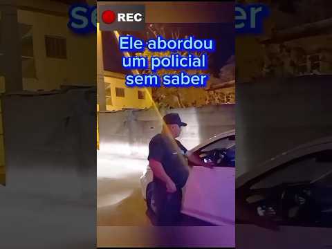 Abordou Outro Policial #novelinhas #polícia #abordagenspoliciais #dialogue #shortvideo