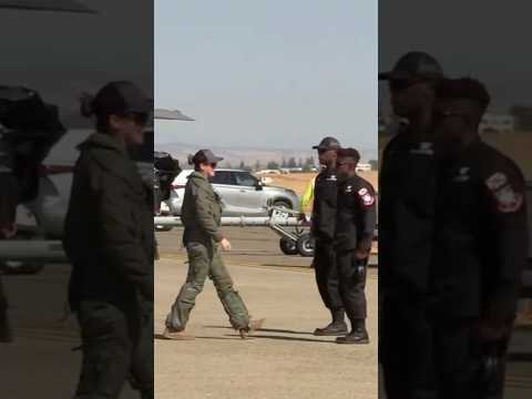 She is a good female pilot #f35 #pilot #airforce #usaf #army #military #us #america