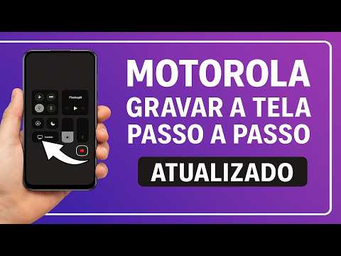 Como GRAVAR a TELA do MOTOROLA