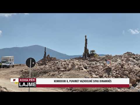 KORRIDORI 8, PUNIMET VAZHDOJNË SIPAS DINAMIKËS