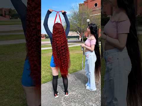 Reto al cabello más largo del MUNDO 😱⭐️😎