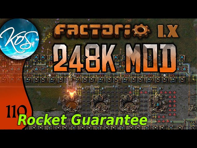 Factorio 248k Mod 110 - ENSURING ROCKET PRODUCTION! - Tips & Tricks