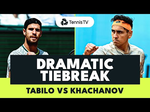 Tabilo vs Khachanov Dramatic Tiebreak! | Rome 2024