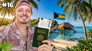 وصلت لجزيرة جنة فوق الارض 😍🇧🇸 | اليوم 16