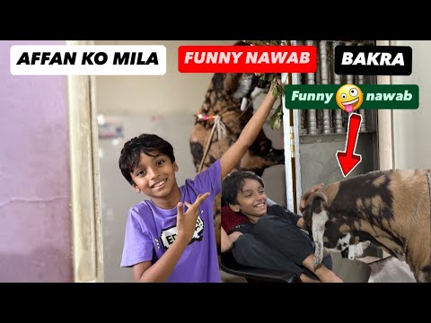 Affan Ka Pyara Dost | Dekhiye Bakra Nawab Ki Entry | duke390_naked | vlog32