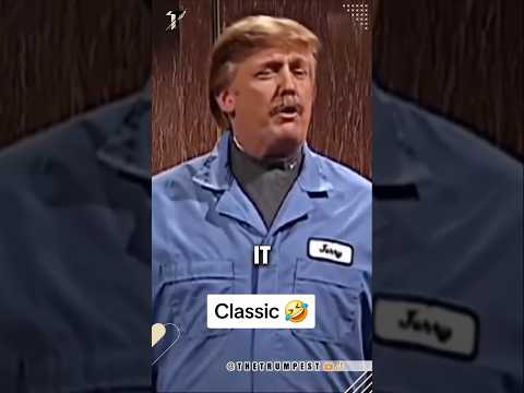 Trump making fun of himself. Classic 😂