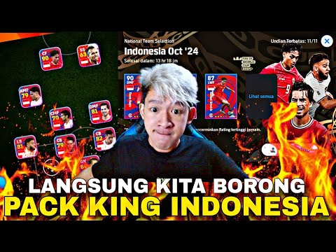 LANGSUNG BORONG PACK KING INDONESIA! PACK TERBARU eFootball 2025 Mobile