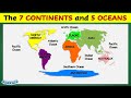 Continents and Oceans Geography