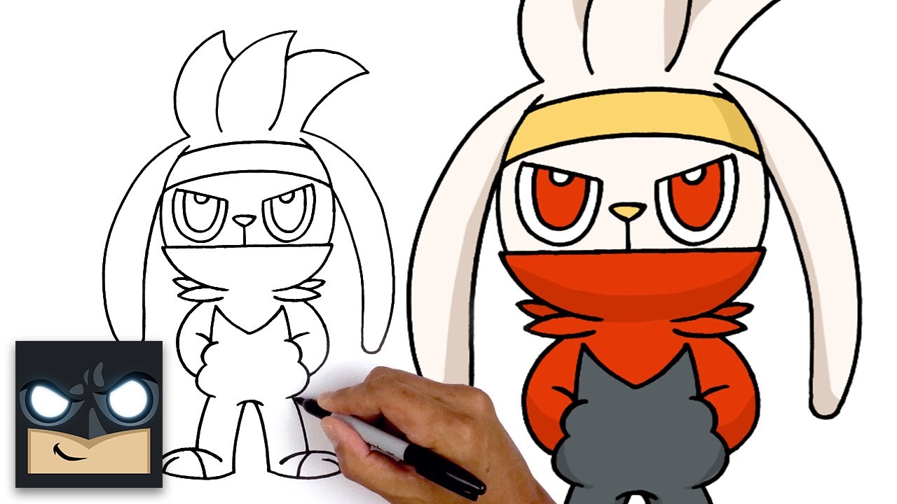 How To Draw Raboot - Pokemon