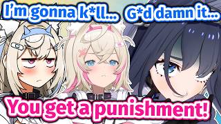 Kronii Gets a Punishment For Swearing on Fuwamoco's Channel