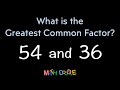 Prime Factorization and GCF Concepts