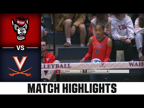 NC State vs. Virginia ACC Volleyball Highlights (2023)