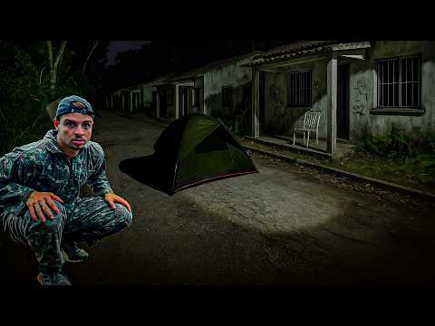 ACAMPAMOS EM UMA CIDADE ABANDONADA… MEDO ABSURDO!