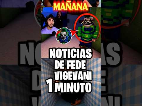 🔥NOTICIAS de FEDE VIGEVANI en 1 MINUTO😱 #fedevigevani #dindon #clubmisterio #adelanto #hoy