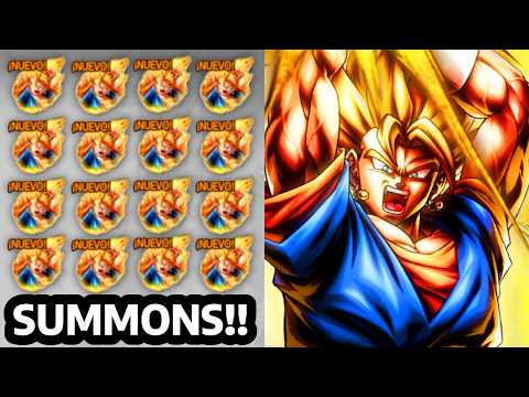 💀 ¡¡TIRE MAS DE 25K DE CRISTALES POR EL NUEVO VEGITO!! FULL ROJAS!!! 😍 | Dragon Ball Legends