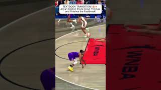 Alyssa Thomas Tried to Drive...But Boston Put Her on the Hardwood! 💀#caitlinclark #sctop10 #wnba2026