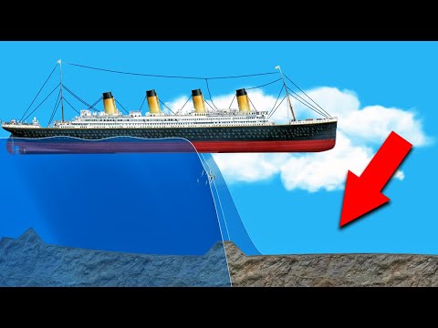 THE OCEAN HAS DISAPPEARED UNDER THE TITANIC!