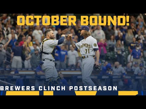 Brewers CLINCH postseason! Back to October for franchise record fourth-straight year! video clip