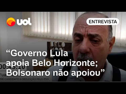 'Não sou Lula, nem Bolsonaro, sou BH', diz prefeito que apoiou Lula e tenta reeleição