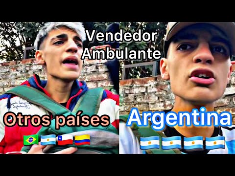 Siendo vendedor ambulante en otros países vs en Argentina 🇦🇷