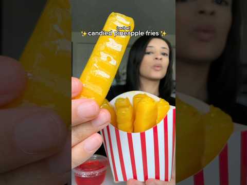 Candied pineapple fries recipe 🍟