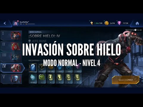 Invasión Sobre Hielo | Modo Normal - Nivel 4 #injustice2mobile #inj2mobile #español 2024
