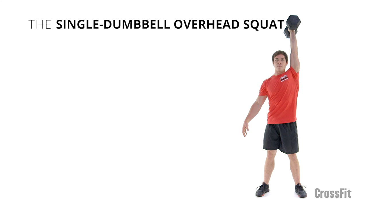 MOVEMENT TIP: The Single Dumbell Overhead Squat