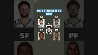 Trying to go 82-0