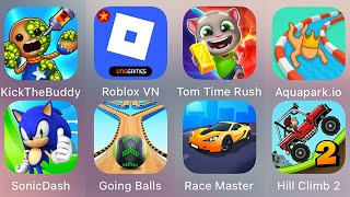 Roblox,Aquapark.io,Sonic Dash,Kick The Buddy,Tom Time Rush,Race Master 3D,Going Balls,Hill Climb 2