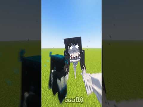 WARDEN vs CORRUPT CHAMPION #minecraft #minecraftshorts