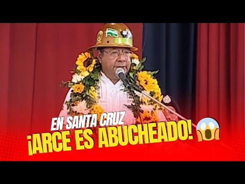 🚨 ARCE abucheado y silbado por la Federación Nacional de Cooperativas Mineras de Bolivia de SCZ.