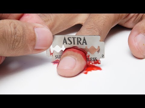 HOW TO CUT FINGER WITH BLADE MAGIC TRICK | AWESOME
