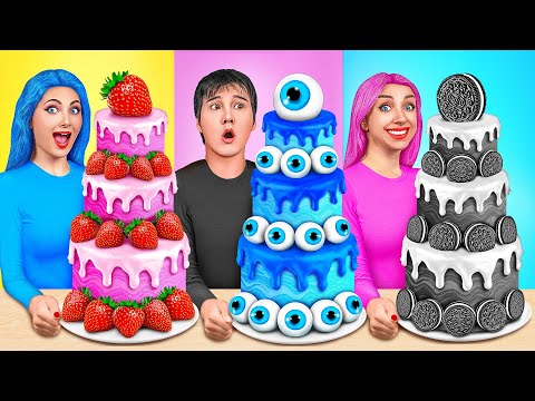 Alimentos de Los Mismo Colores Desafío | Momentos Divertidos por Mega DO Challenge