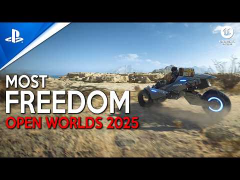 TOP 25 NEW OPEN WORLD Games with the Most Freedom coming out in 2025