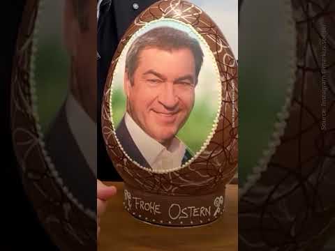 Söder gives away Easter egg showing his face | DW Shorts