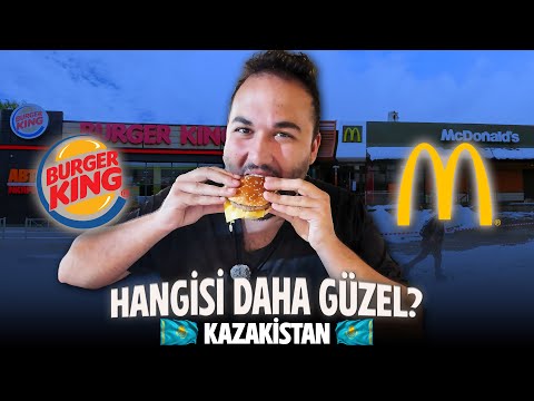 KAZAKİSTAN BURGER KING vs MCDONALD'S