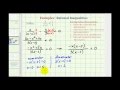 Rational Inequalities and Graphical Solutions