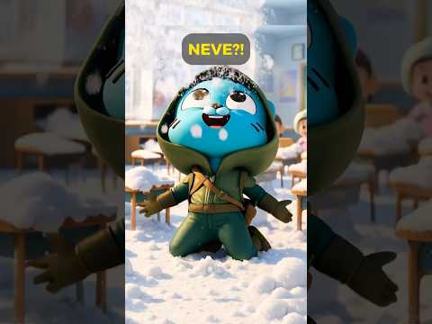 Está nevando na escola do GUMBALL!