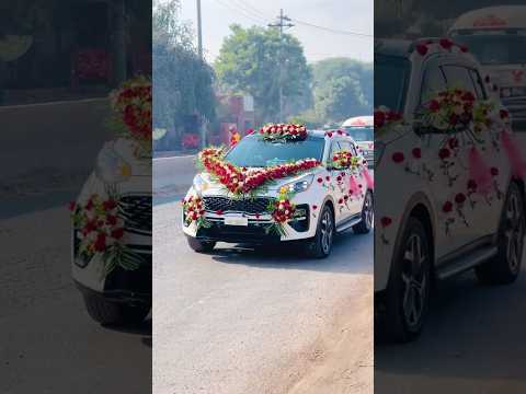 Best Wedding Car Decor |Kia sportage Decor for Wedding |Bridal Car Decor |#weddingcar #decoration