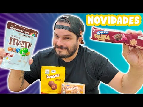 PROVANDO A OREO DA SELENA GOMEZ, M&M's de COOKIES e muito mais.