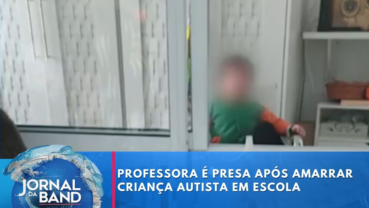 Professora é presa após amarrar criança autista em escola