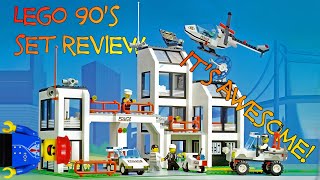 Vintage 90's Lego set 6398 Town Central Precinct HQ review
