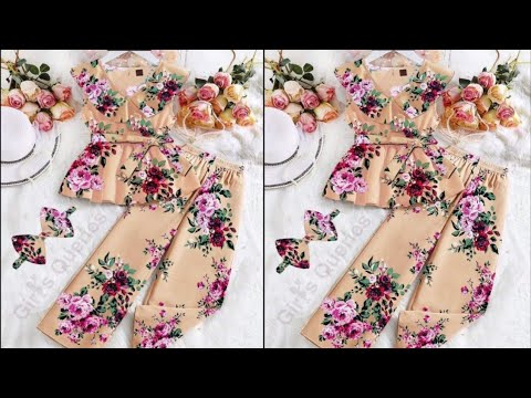 Baby girl plazo frock cutting and stitching / baby plazo frill top cutting and stitching