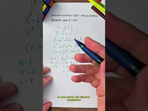 Quanto vale 2 + 2? #didática #equacao #professor #matemática